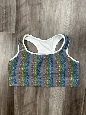 Section 119 Grateful Dead Skeleton Rainbow Sports Bra (NWOT) - Small